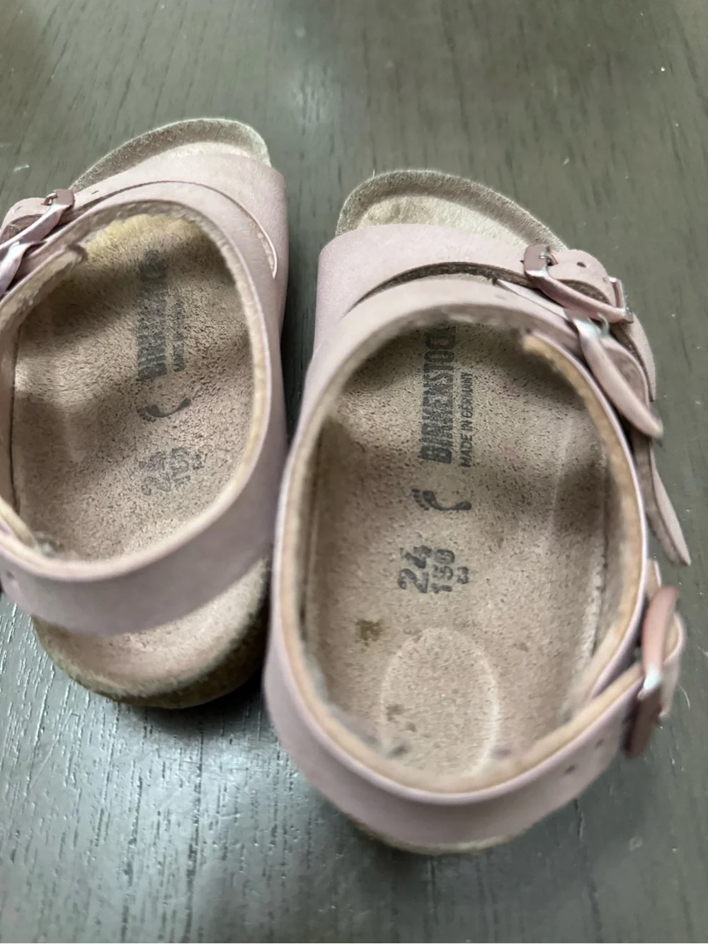 Birkenstock Milano Pink Slingback Sandals Size 24 Eu 6us
